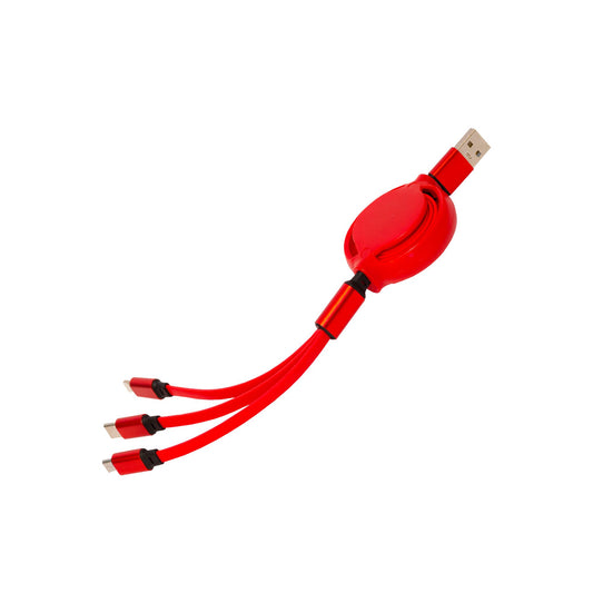 3-in-1 Retractable USB Cable