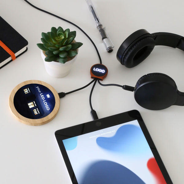 5-in-1 LogoCable – Sustainable Multi-Device Charging Solution