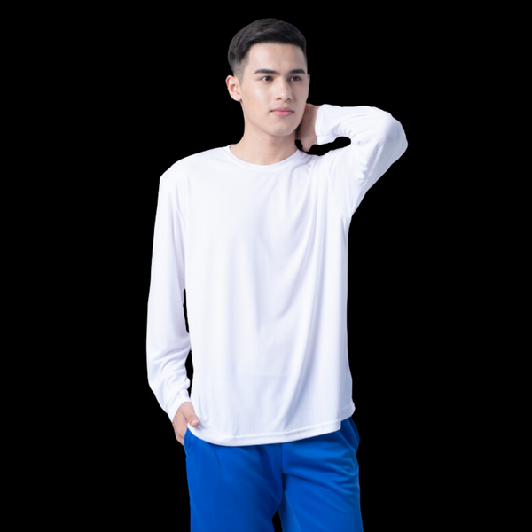 Microfiber Round Neck Tee (Long Sleeve)
